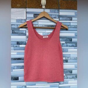 John Patrick yarn knit top size small